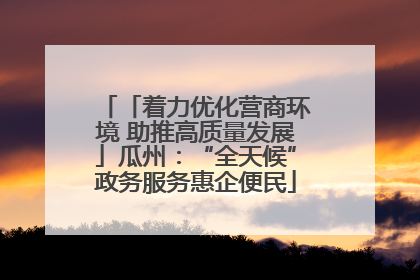 「着力优化营商环境 助推高质量发展」瓜州：“全天候”政务服务惠企便民