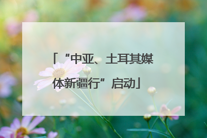 “中亚、土耳其媒体新疆行”启动
