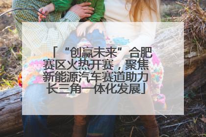 “创赢未来”合肥赛区火热开赛，聚焦新能源汽车赛道助力长三角一体化发展