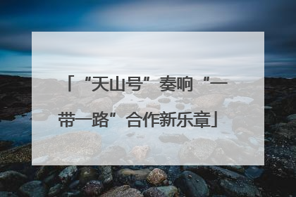 “天山号”奏响“一带一路”合作新乐章