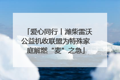 爱心同行丨潍柴雷沃公益机收联盟为特殊家庭解燃“麦”之急