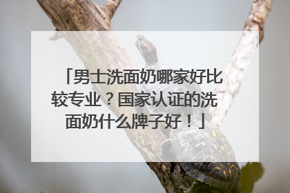 男士洗面奶哪家好比较专业？国家认证的洗面奶什么牌子好！
