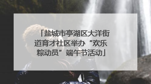 盐城市亭湖区大洋街道育才社区举办“欢乐粽动员”端午节活动