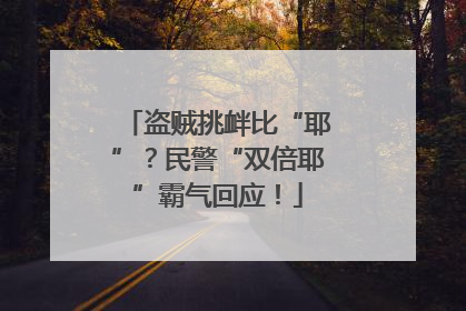 盗贼挑衅比“耶”？民警“双倍耶”霸气回应！
