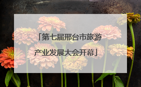 第七届邢台市旅游产业发展大会开幕