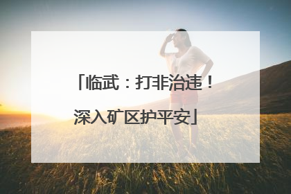临武：打非治违！深入矿区护平安
