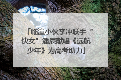 临潼小伙李冲联手“快女”潘辰献唱《远航少年》为高考助力