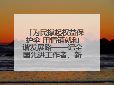为民撑起权益保护伞 用情铺就和谐发展路——记全国先进工作者、新区项目建设中心干部卢小勇