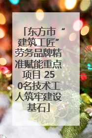 东方市“建筑工匠”劳务品牌精准赋能重点项目 250名技术工人筑牢建设基石