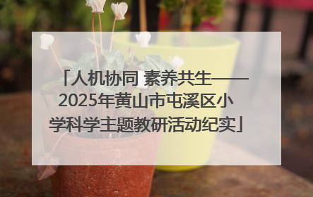 人机协同 素养共生——2025年黄山市屯溪区小学科学主题教研活动纪实