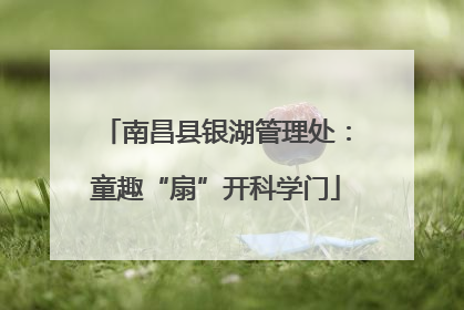 南昌县银湖管理处：童趣“扇”开科学门