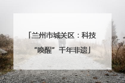兰州市城关区：科技“唤醒”千年非遗