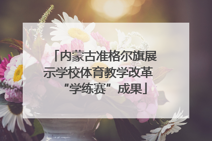 内蒙古准格尔旗展示学校体育教学改革“学练赛”成果