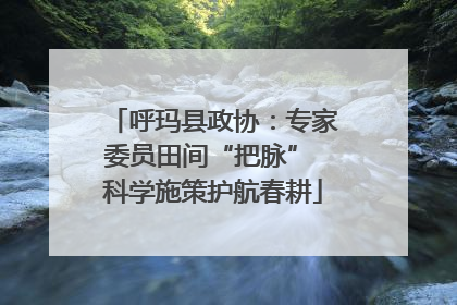 呼玛县政协：专家委员田间“把脉” 科学施策护航春耕
