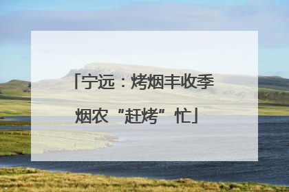宁远：烤烟丰收季 烟农“赶烤”忙