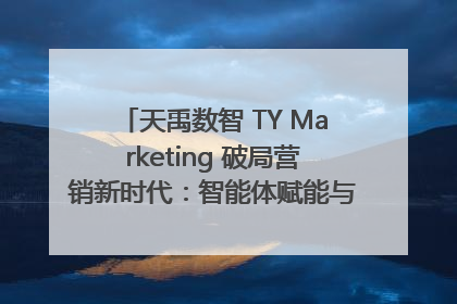 天禹数智 TY Marketing 破局营销新时代：智能体赋能与人才培育双轮驱动