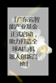 广东省智能产业基金正式启动，助力打造全球AI与机器人创新高地
