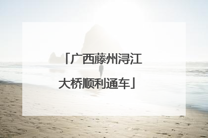 广西藤州浔江大桥顺利通车