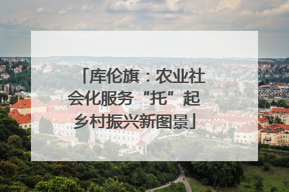库伦旗：农业社会化服务“托”起乡村振兴新图景