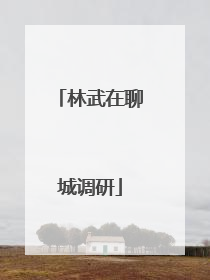 林武在聊城调研