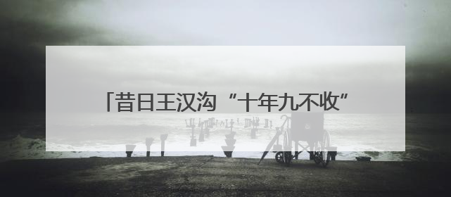 昔日王汉沟“十年九不收” 今日山水成景桃树成林