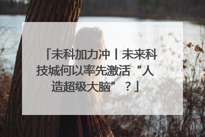 未科加力冲丨未来科技城何以率先激活“人造超级大脑”？