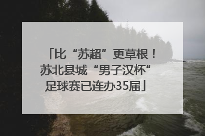 比“苏超”更草根！苏北县城“男子汉杯”足球赛已连办35届