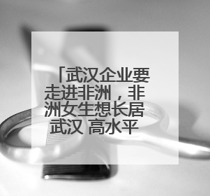 武汉企业要走进非洲，非洲女生想长居武汉 高水平对外开放推动鄂非双向奔赴