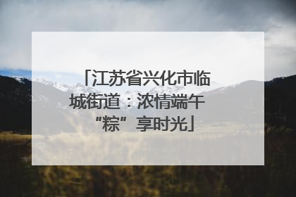 江苏省兴化市临城街道：浓情端午 “粽”享时光