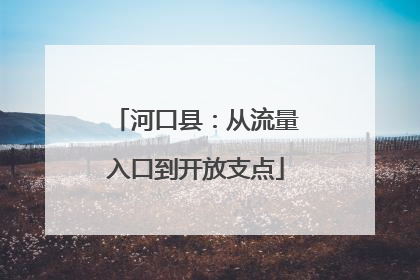 河口县：从流量入口到开放支点