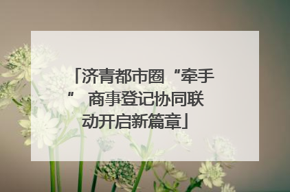 济青都市圈“牵手” 商事登记协同联动开启新篇章