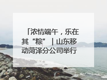 浓情端午，乐在其“粽”｜山东移动菏泽分公司举行端午节主题活动