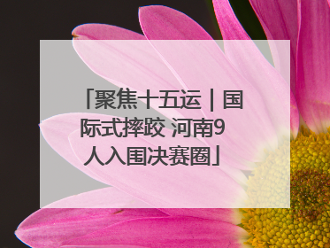 聚焦十五运｜国际式摔跤 河南9人入围决赛圈