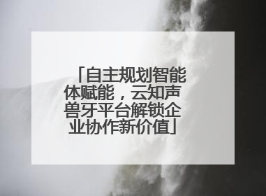 自主规划智能体赋能，云知声兽牙平台解锁企业协作新价值