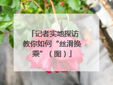 记者实地探访 教你如何“丝滑换乘”（图）