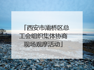 西安市灞桥区总工会组织集体协商现场观摩活动