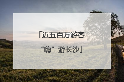 近五百万游客“嗨”游长沙