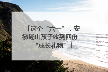 这个“六一”，安徽砀山孩子收到四份“成长礼物”