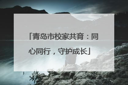 青岛市校家共育：同心同行，守护成长
