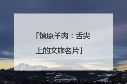 镇原羊肉：舌尖上的文旅名片