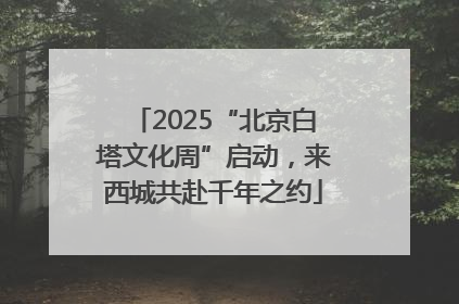 2025“北京白塔文化周”启动，来西城共赴千年之约