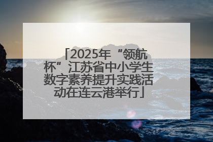 2025年“领航杯”江苏省中小学生数字素养提升实践活动在连云港举行