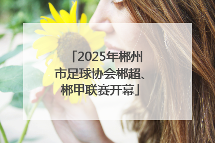 2025年郴州市足球协会郴超、郴甲联赛开幕