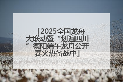2025全国龙舟大联动暨“划遍四川”德阳端午龙舟公开赛火热备战中