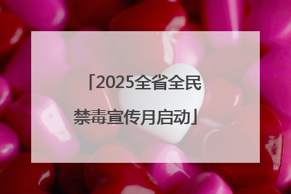 2025全省全民禁毒宣传月启动