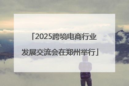 2025跨境电商行业发展交流会在郑州举行